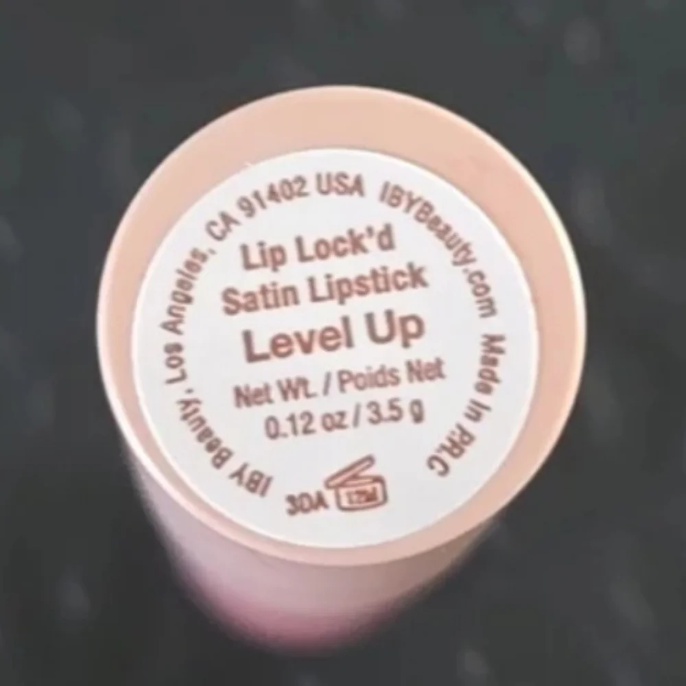 NIB IBY Beauty Lip Lock'd Satin Lipstick - Level Up